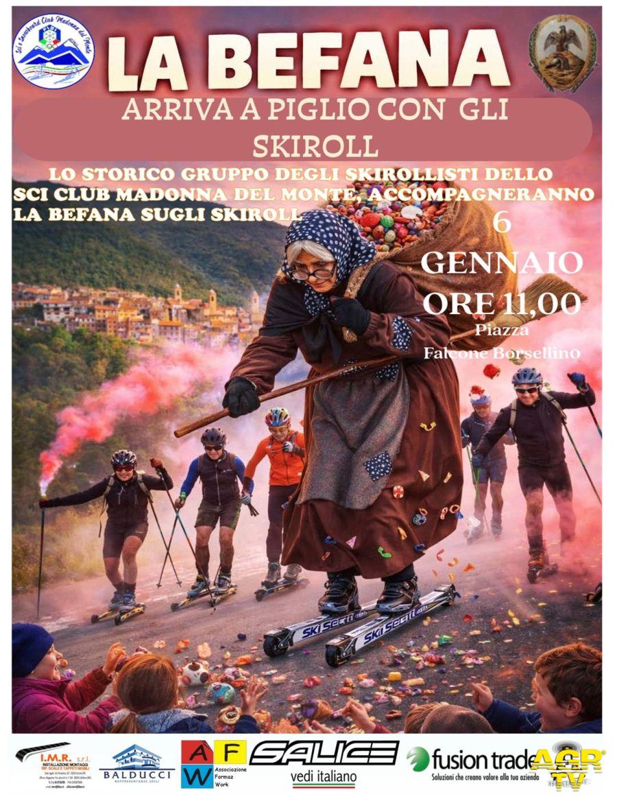 skiroll befana piglio locandina evento skiroll befana piglio locandina evento