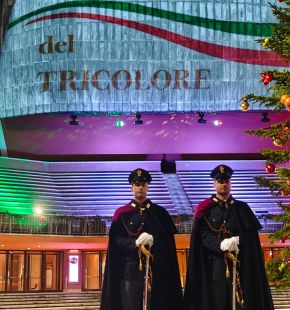 (AGR) Roma, Festa del Tricolore con la banda della Polizia all'Auditorium