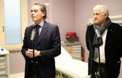 Assessore regionale all’Inclusione sociale e ai Servizi alla persona Massimiliano Maselli e  Direttore Generale della ASL Roma 1, Giuseppe Quintavalle