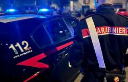 Carabinieri Trastevere durante i controlli