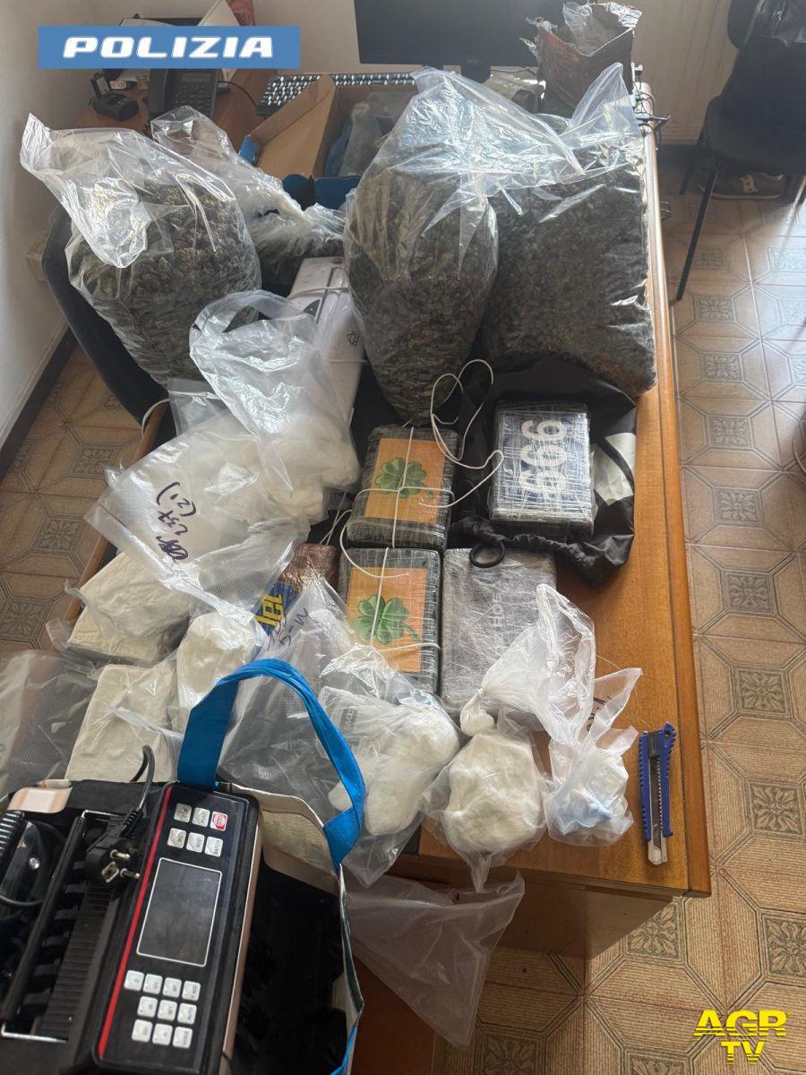 Polizia Primavalle droga sequestrata