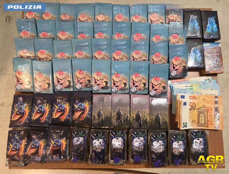 Polizia III distretto Fidene-Serpentara droga sequestrata Polizia III distretto Fidene-Serpentara droga sequestrata