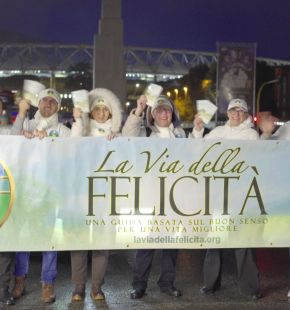 (AGR) La Via della Felicità, distribuiti  oltre 5 mila opuscoli all'Olimpico