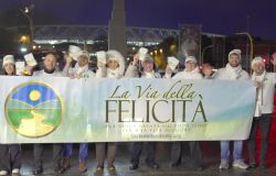 (AGR) La Via della Felicità, distribuiti  oltre 5 mila opuscoli all'Olimpico