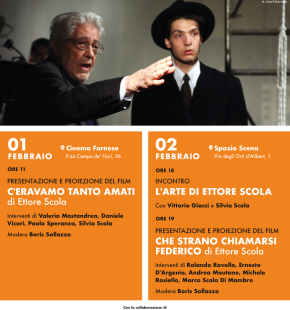 (AGR) Ti abbiamo tanto amato...omaggio ad Ettore Scola, l'1 e 2 febbraio