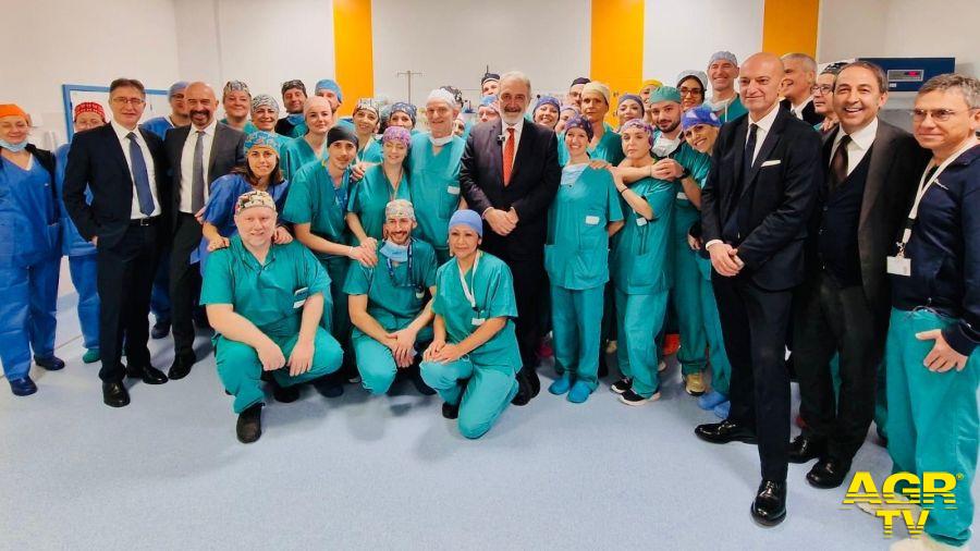 Con l’inaugurazione della nuova area, il Blocco Operatorio IFO dispone oggi di 10 sale operatorie, tutte digitalmente integrate e collegate alla cartella clinica elettronica