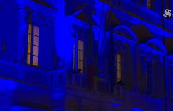 Giornata nazionale delle vittime civili delle guerre, Palazzo Madama illuminato di blu