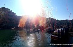Lo spettacolo della Festa sull’acqua...aperto il Carnevale di Venezia