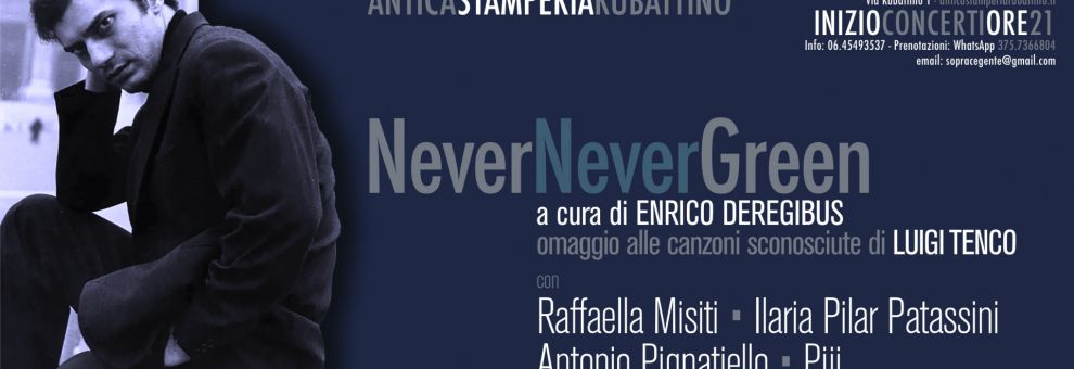 (AGR) Roma, omaggio a Luigi Tenco ed alle sue canzoni poco conosciute...