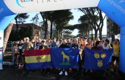 (AGR) Roma, XIII Corsa del Ricordo, oltre 500 alla partenza, vincono: Daniel Battaglia e Francesca Calvauna
