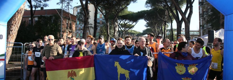 (AGR) Roma, XIII Corsa del Ricordo, oltre 500 alla partenza, vincono: Daniel Battaglia e Francesca Calvauna