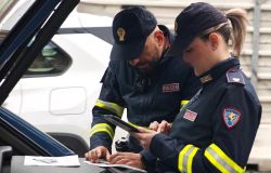 Polizia blitz interforze mercato Esquilino