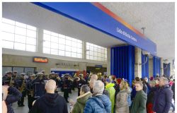 Carnevale Ostia nella stazione Lido Centro