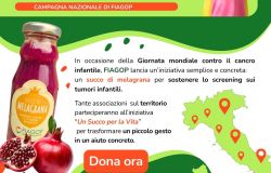 Un succo per la vita iniziativa benefica FIAGOP