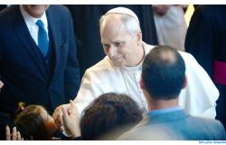 Ostia Papa Leone XIV incontra i cittadini