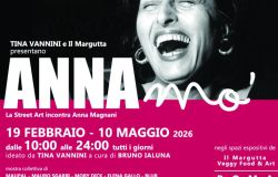 ANNAmo'.... la street art incontra Anna Magnani in via Margutta a 70 anni dalla sua consacrazione mondiale