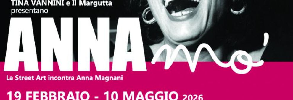 ANNAmo'.... la street art incontra Anna Magnani in via Margutta a 70 anni dalla sua consacrazione mondiale