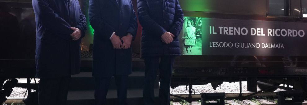 Roma, alla stazione Ostiense arriva il Treno del ricordo per non dimenticare le vittime delle foibe e l'esodo giuliano-dalmata