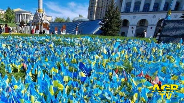 Piazza Maidan Kyiv Commemoriale per i caduti