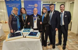 Fiumicino, Rotary: visita del Governatore Muscas