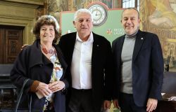 A destra della foto il Presidente del Consiglio Regionale del Lazio Antonello Aurigemma