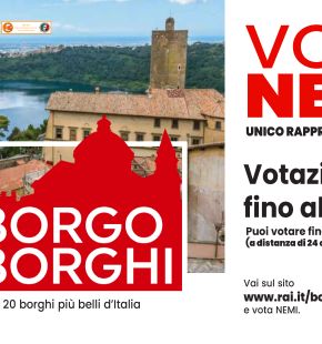 Borgo dei Borghi 2026, Nemi in gara per il Lazio Borgo dei Borghi 2026, Nemi in gara per il Lazio