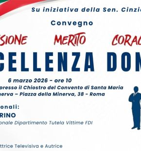 Roma, domani 6 marzo in Senato la sesta edizione del Premio “Eccellenza Donna”