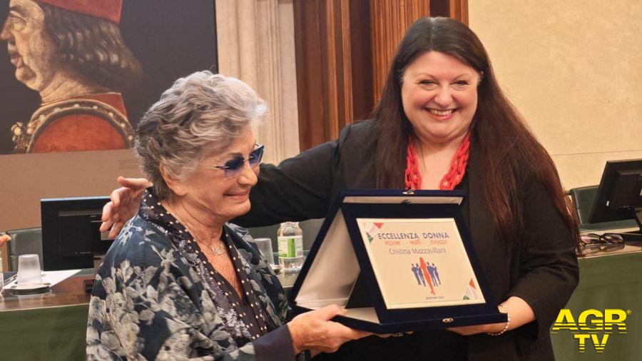 la fondatrice del Ravenna Festival Cristina Mazzavillani con la Senatrice Cinzia Pellegrino