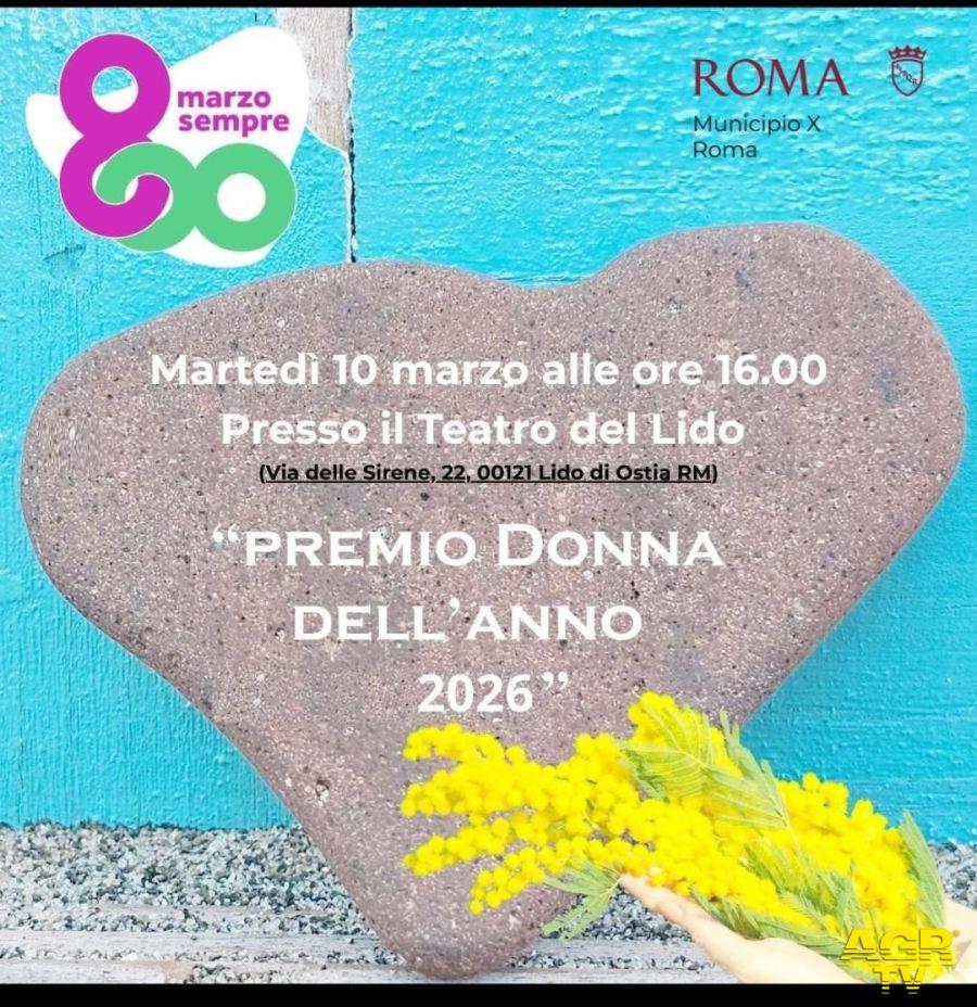 premio donna dell'anno 2026 locandina premio donna dell'anno 2026 locandina