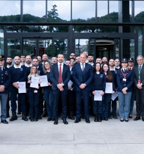 Roma, la Questura premia 24 guardie giurate Verisure per il supporto fornito in caso di furti e violenza domestica