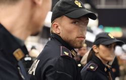 Polizia gli agenti intervenuti