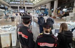 Roma, sicurezza alimentare, controlli congiunti Carabinieri ed Asl al mercato dell'Esquilino