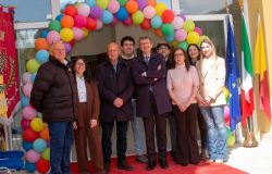Poli inaugura la nuova scuola - foto da comunicato stampa