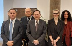 Nella foto da sin.: DANIELE_PARRUCCI,_GIAMPIERO_CARDILLO,_EZIO_BONANNI,_ELISA_MARIANI,_PAOLA_VEGLIANTEI foto da comunicato stampa