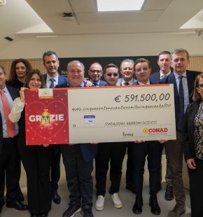 Roma, Ospedale Pediatrico Bambino Gesù, raccolti da Conad 591 mila euro per il Centro Cure Palliative Roma, Ospedale Pediatrico Bambino Gesù, raccolti da Conad 591 mila euro per il Centro Cure Palliative