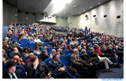 Cineland la sala gremita per l'incontro con Gualtieri ph credit Pino Rampolla