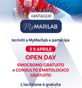 Prevenzione, si parte...Open day Marilab, il 9 aprile emocromo gratuito per tutti