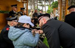 Carabinieri incontro di Pasqua