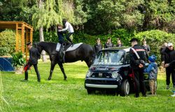 Carabinieri incontro di Pasqua