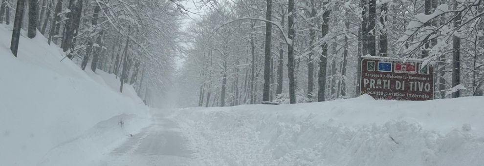 Allerta valanghe in Abruzzo, Meteomont Carabinieri: massima prudenza in montagna