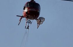 Incendio Laveno Mombello oggi: Canadair e elicotteri, situazione sotto controllo - PH Credits ©Alessandro Contaldo