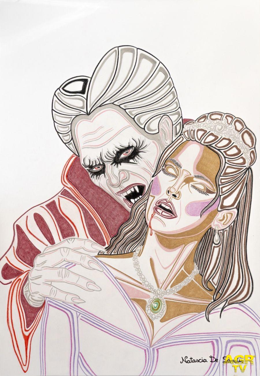 dracula e mina natascia dee sanctis foto da comunicato stampa DRACULA E MINA 1 Tecnica: SOFT PASTEL 70×100 NATASCIA DE SANCTIS dracula e mina natascia dee sanctis foto da comunicato stampa DRACULA E MINA 1 Tecnica: SOFT PASTEL 70×100 NATASCIA DE SANCTIS