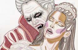 Roma, alla galleria Anastasi, la mostra personale Dracula e Mina di Natascia De Sanctis