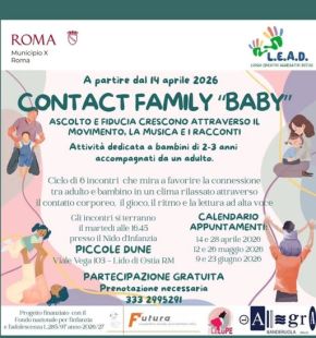 X Municipio, al via Contact Family Baby X Municipio, al via Contact Family Baby