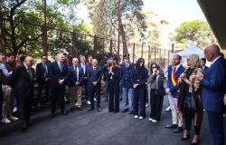 Roma Primavalle, intitolata ad Amar Kudin, agente di polizia e stella delle Fiamme Oro, la sala d'attesa del Commissariato