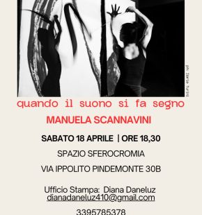 Roma, inaugurazione della personale di Manuela Scannavini: Quando il suono si fa segno