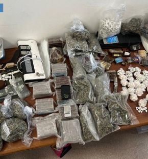 Roma Ponte di Nona, blitz nel condominio della droga, oltre 12 kg. di stupefacente sequestrato, due arresti