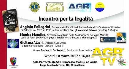 Parrocchia San Francesco d’Assisi ad Acilia, incontro per la legalità Parrocchia San Francesco d’Assisi ad Acilia, incontro per la legalità