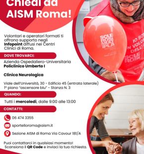 Sanità, AISM Roma inaugura un nuovo Infopoint al Policlinico Umberto I