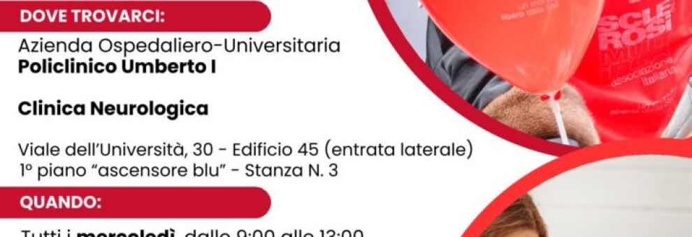 Sanità, AISM Roma inaugura un nuovo Infopoint al Policlinico Umberto I